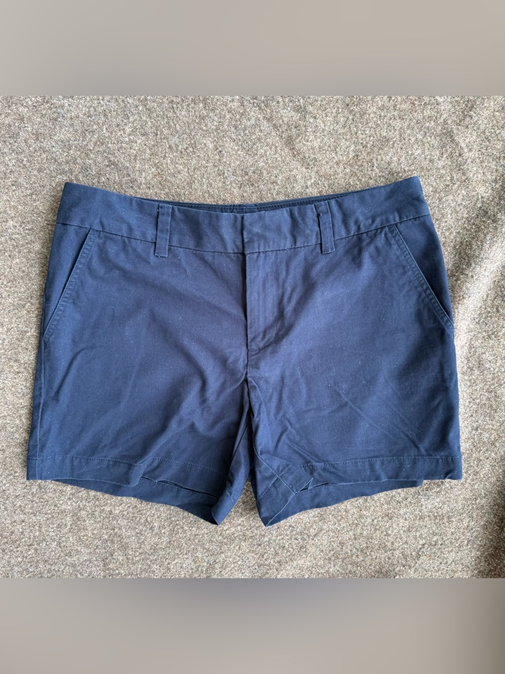 Tommy Hilfiger women’s Classic Navy Flat-Front Shorts